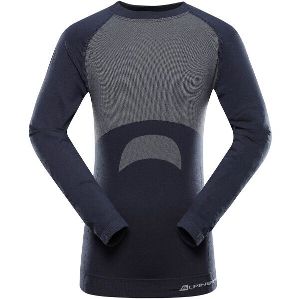 ALPINE PRO AMBOSO Dětské funkční spodní triko, tmavě modrá, velikost