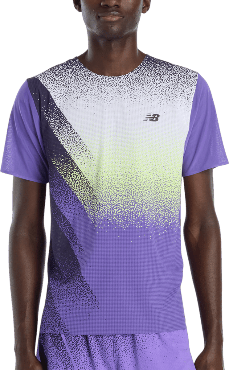 Triko New Balance Race Day Ultra Light Printed T-Shirt