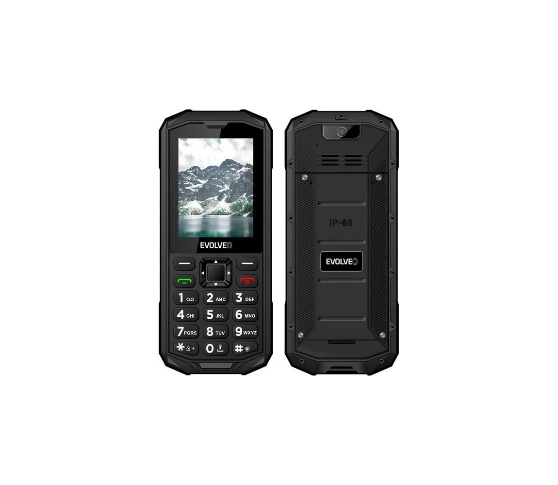 Evolveo - StrongPhone X5, vodotěsný Dual SIM telefon, černo-šedý SGP-X5-GY