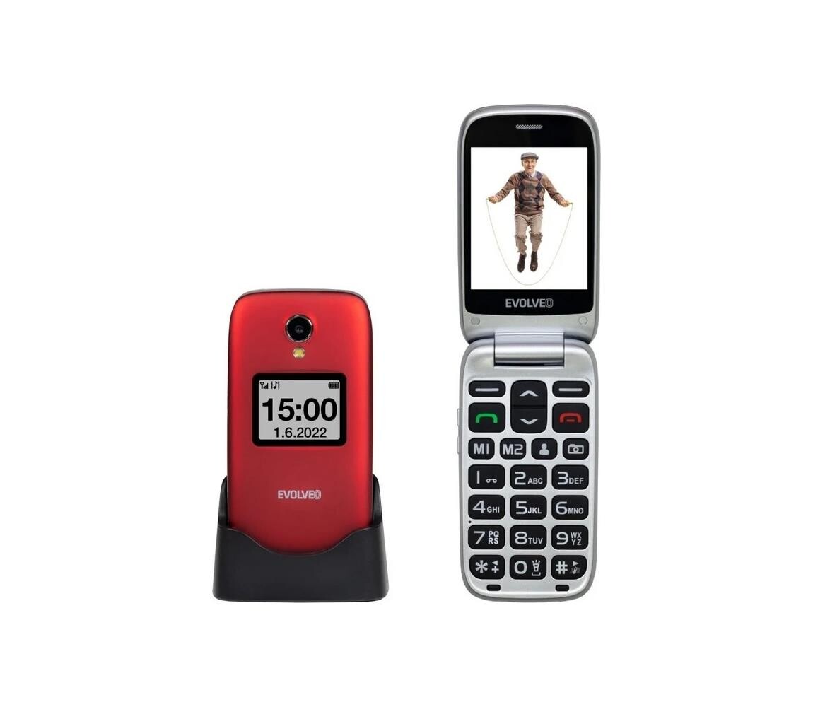 Evolveo - EasyPhone FS, vyklápěcí mobilní telefon 2.8