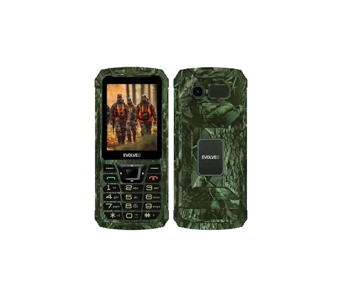 Evolveo - StrongPhone Z6, vodotěsný Dual SIM telefon, lovecká kamufláž SGP-Z6-HNT