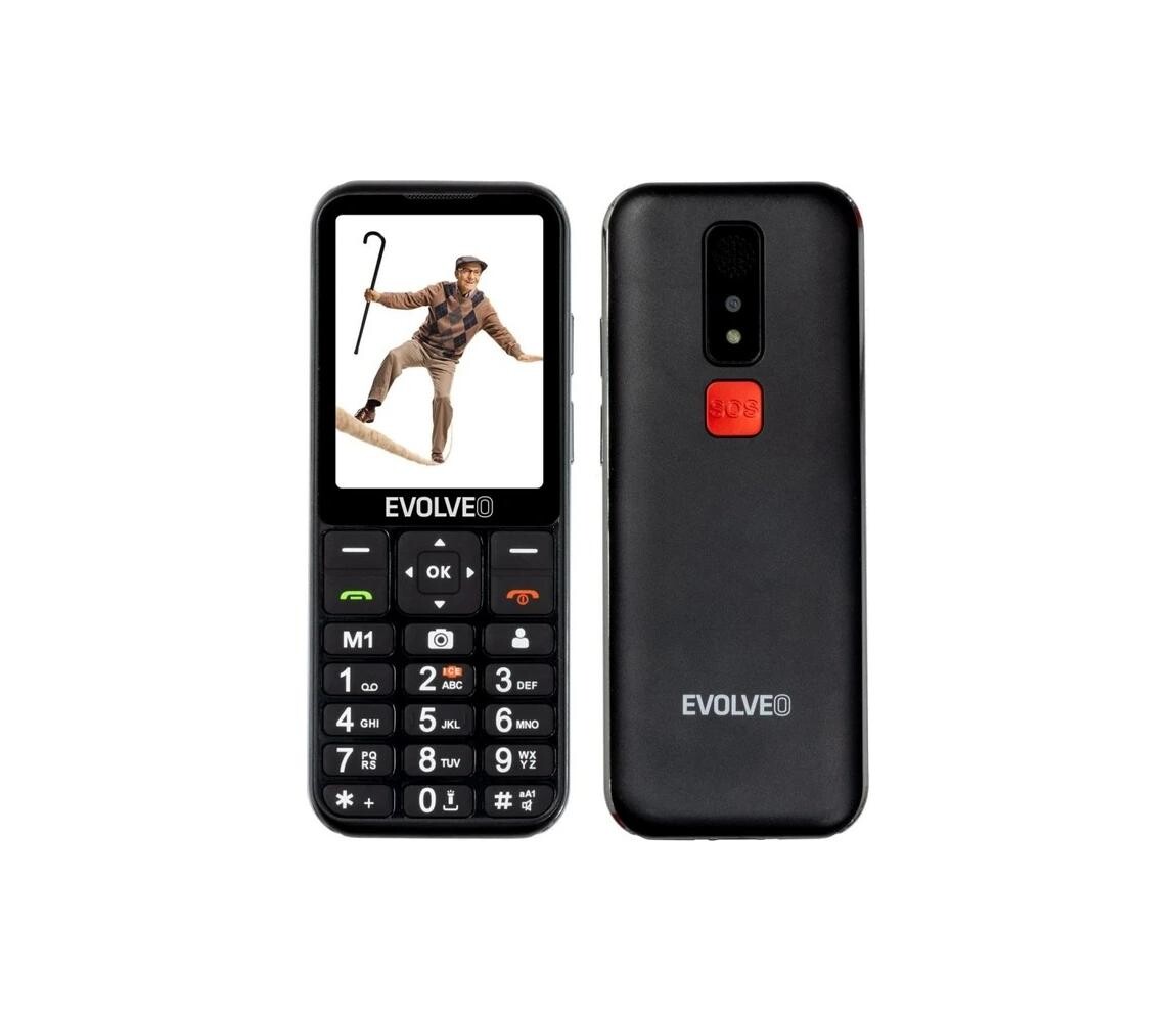 Evolveo - EasyPhone LT, 4G mobilní telefon pro seniory, černý EP-880-LTB