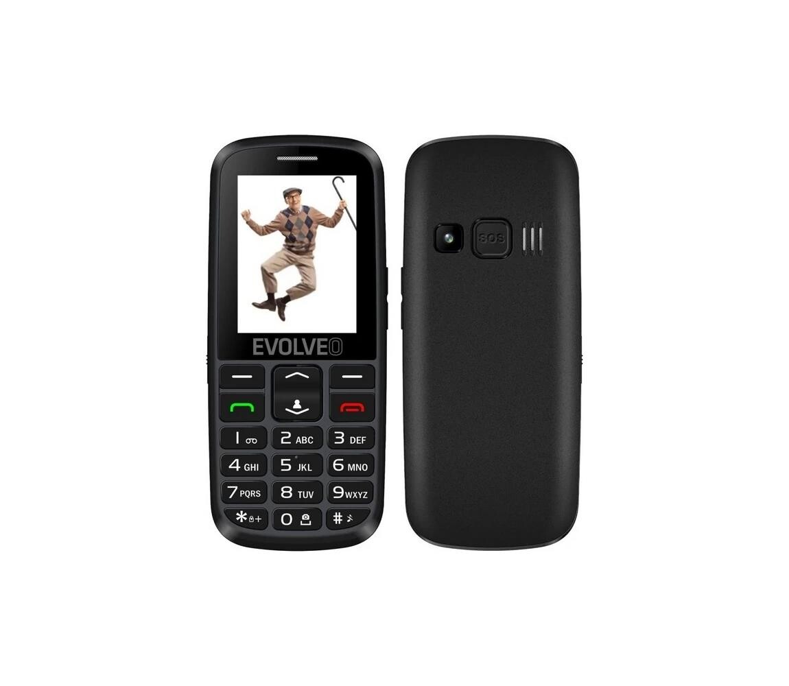 Evolveo - EasyPhone EG, 4G mobilní telefon pro seniory, černý EP-550-EGB