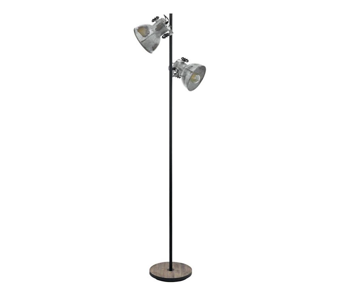 Eglo 79369 - Stojací lampa BARNSTAPLE 2xE27/40W/230V 79369