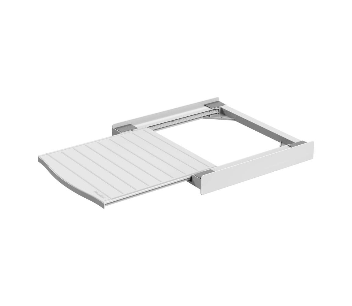 Meliconi 656113 - Mezikus pro pračku a sušičku s výsuvem 70 cm bílá 656113