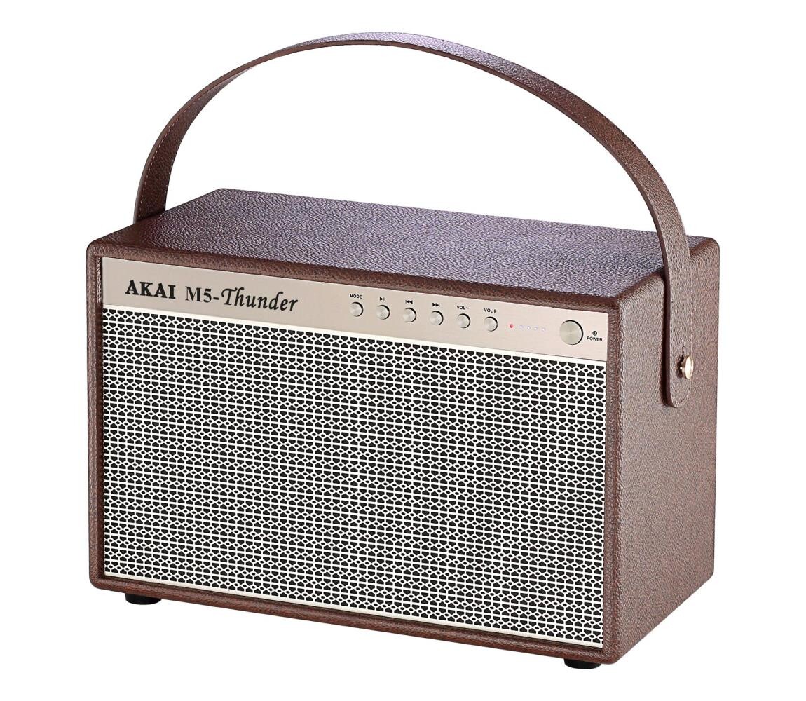AKAI M5 THUNDER COFFEE - Bezdrátový reproduktor 70W/8000 mAh M5 THUNDER COFFEE