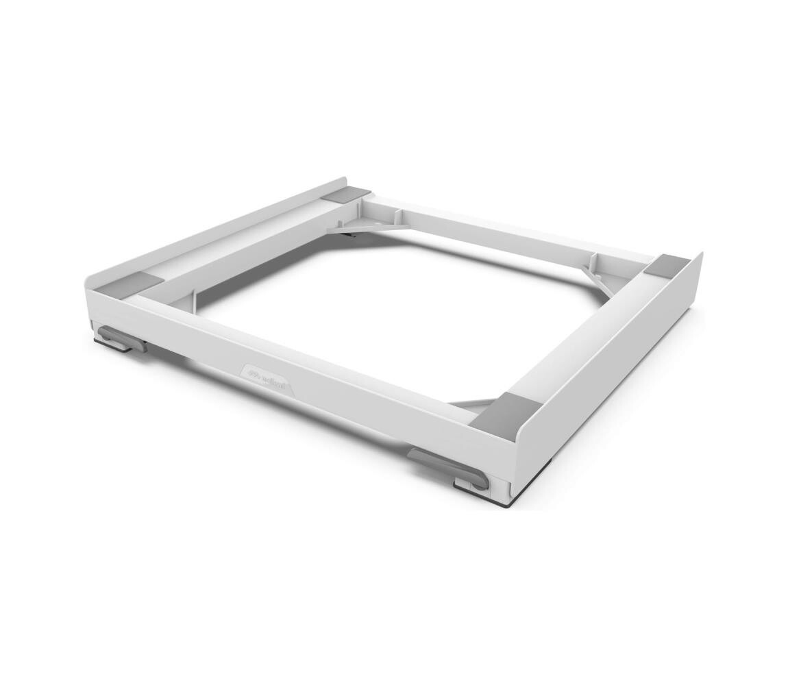 Meliconi 656146 -Antivibrační podložka pod pračku s výsuvnými kolečky 61 cm bílá 656146
