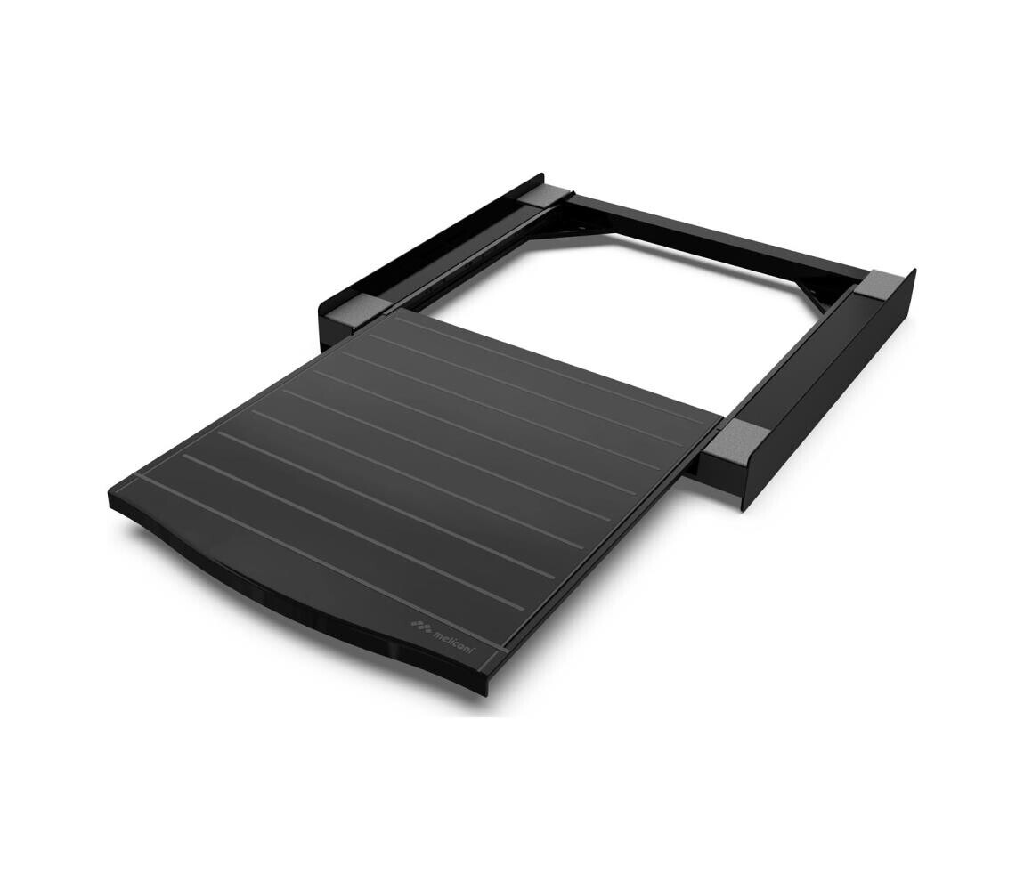 Meliconi 656136 - Mezikus pro pračku a sušičku s výsuvem 60 cm černá 656136
