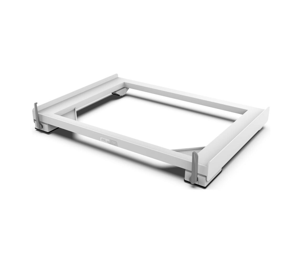 Meliconi 656149 -Antivibrační podložka pod pračku s výsuvnými kolečky 47 cm bílá 656149