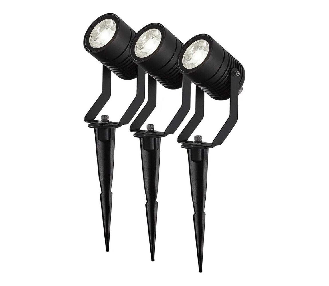 ZBLOS10RGBW3-SADA 3x LED RGBW Stm. venk. lampa LED/3W/230V IP65 Wi-Fi Tuya ZBLOS10RGBW3