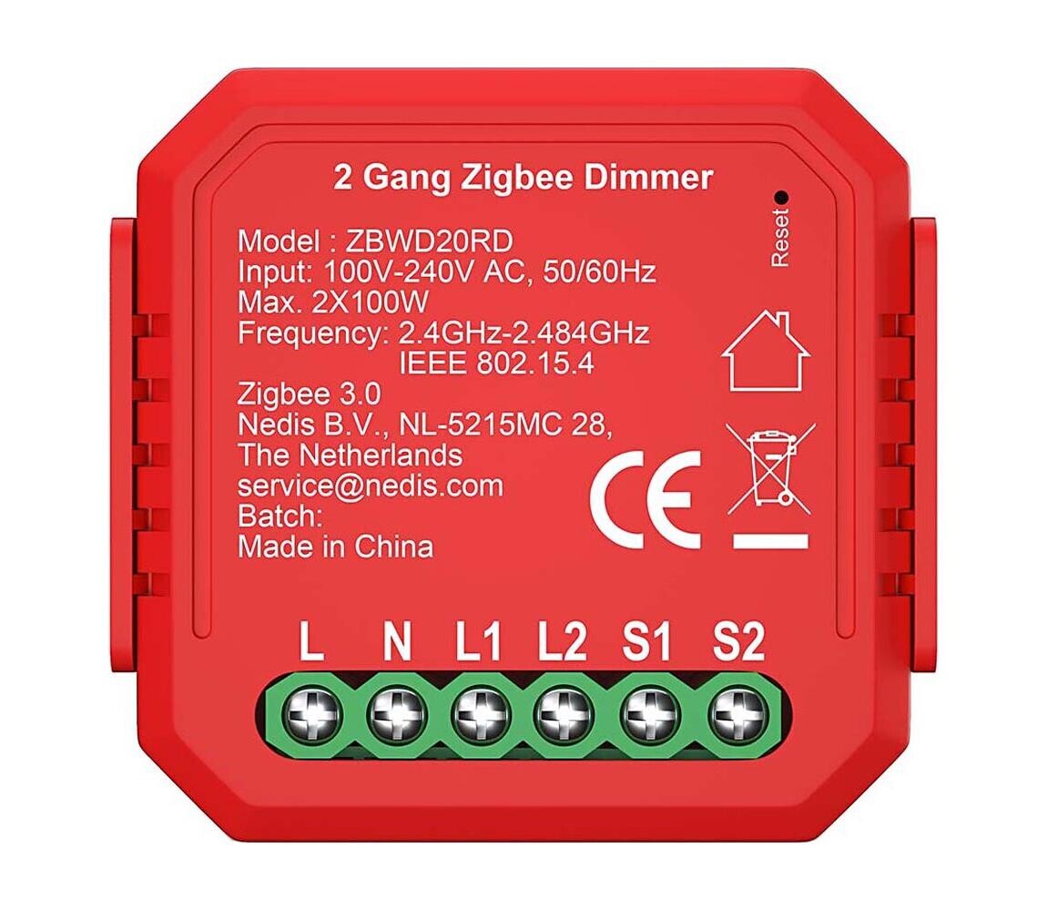 ZBWD20RD - Chytrý duální stmívač SmartLife 230V ZBWD20RD