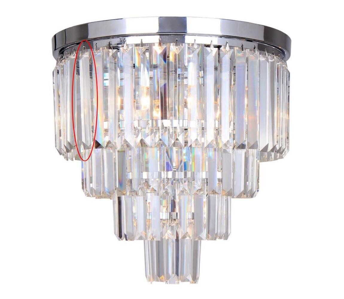 Zuma Line - Náhradní krystal k lustru AMEDEO 15 cm FC17106/4+1-CHR-B