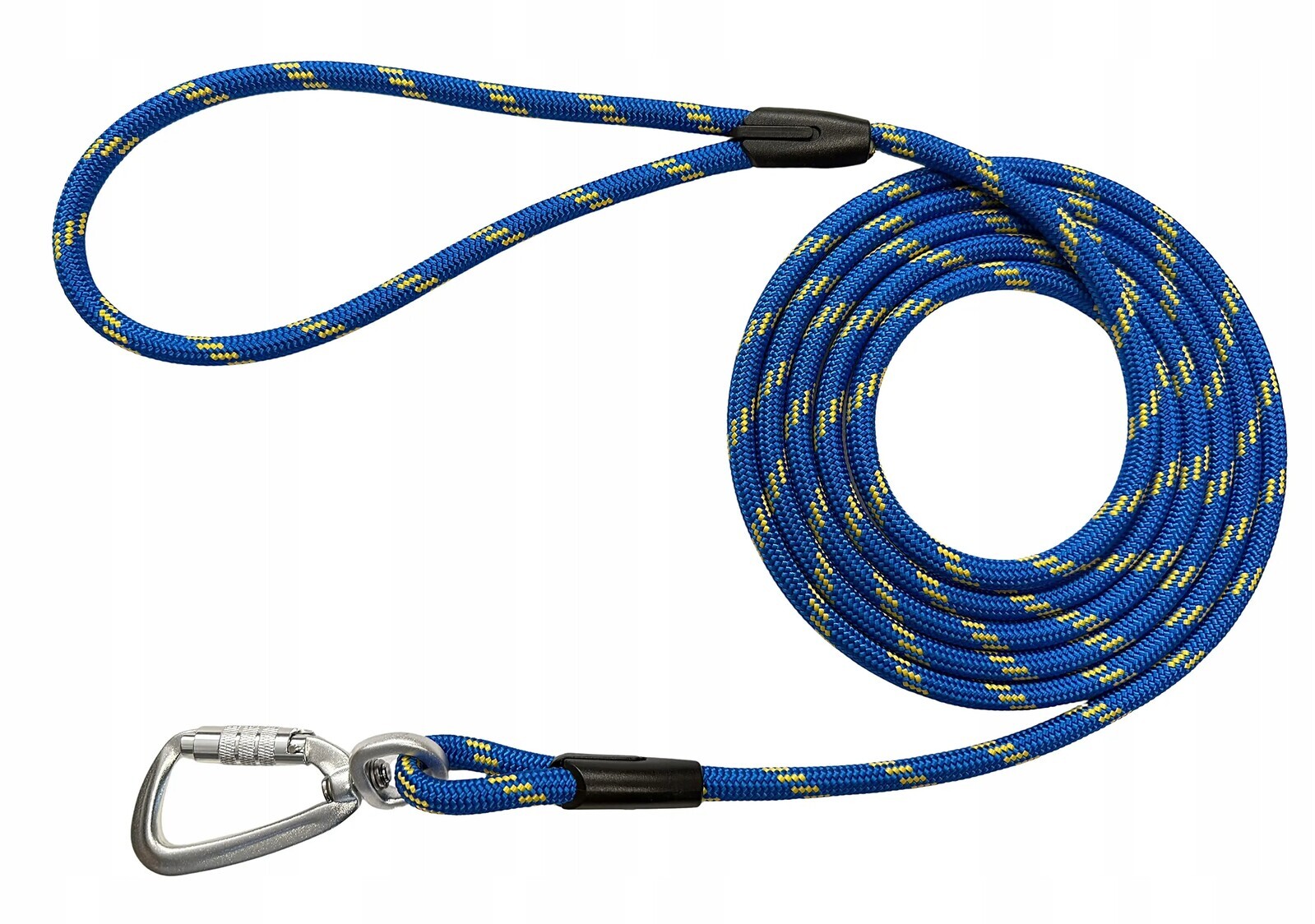 Vodítko pro psa 400 kg tréninkové modrožluté 20 metrů