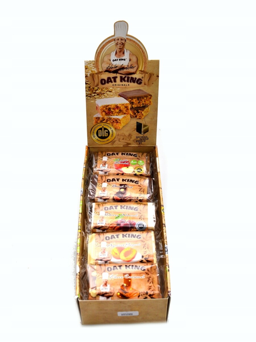 Oat King Energy bar 10 x 90 g flapjack natural economy pack