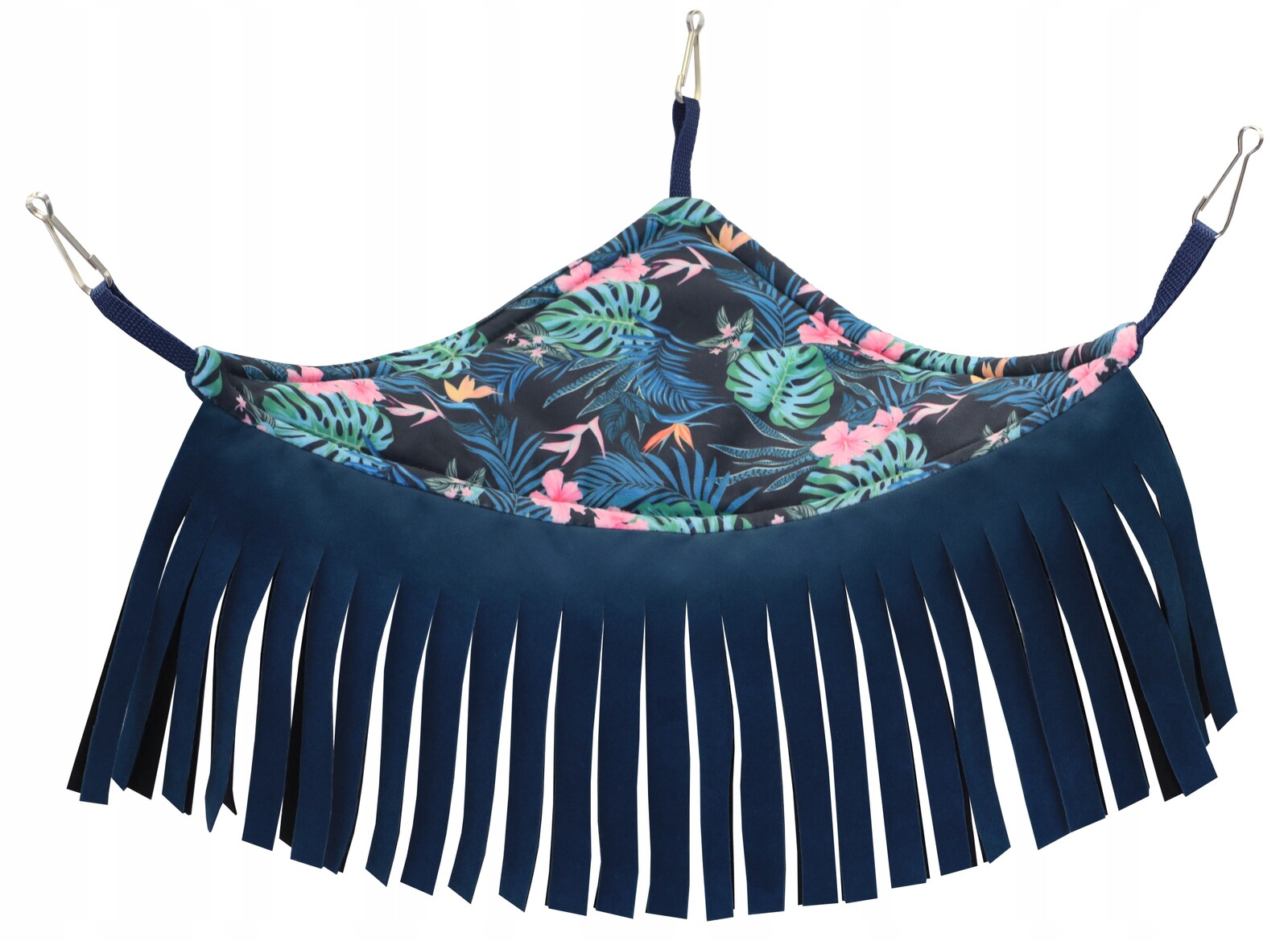 Rohová Houpací Síť S Třásněmi 30 X 30 CM Tropický Les Pro Hlodavce Potkana