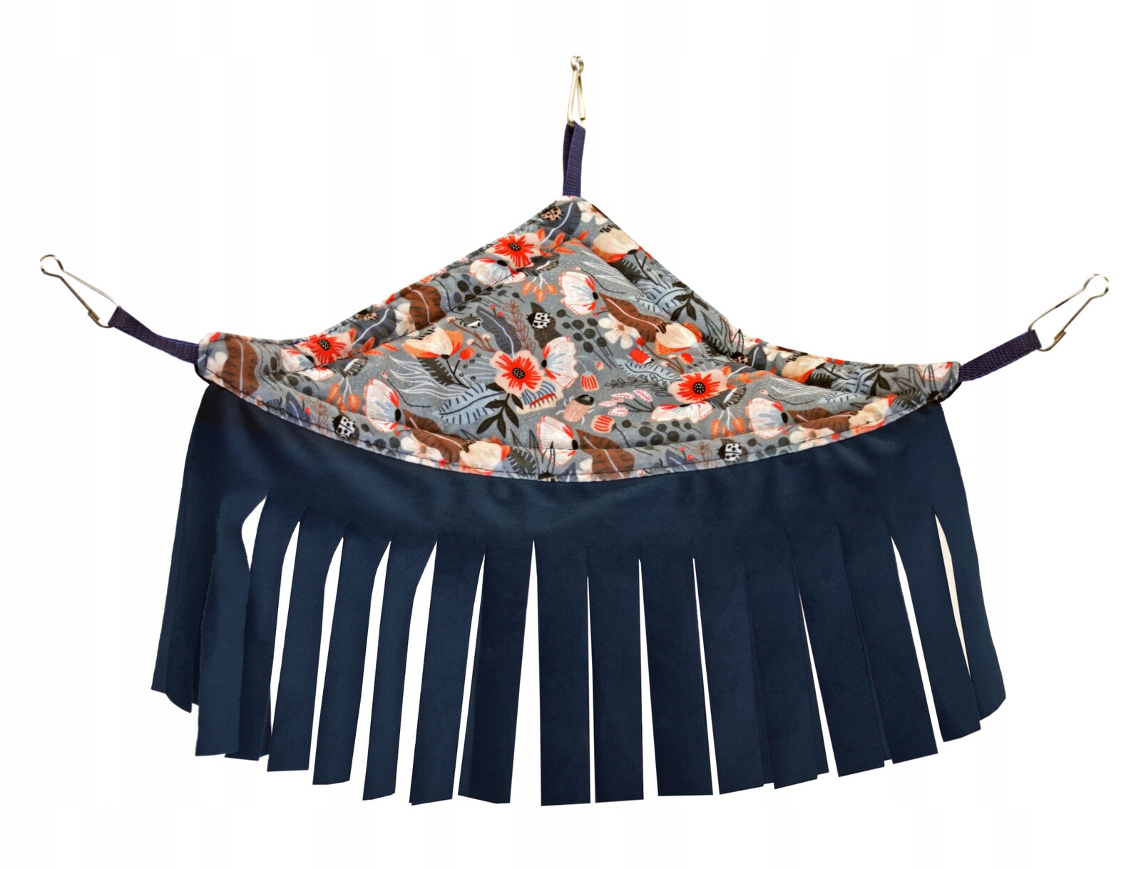 Rohová Houpací Síť S Třásněmi 45X45 CM Svatojánská Noc Pro Hlodavce Potkana