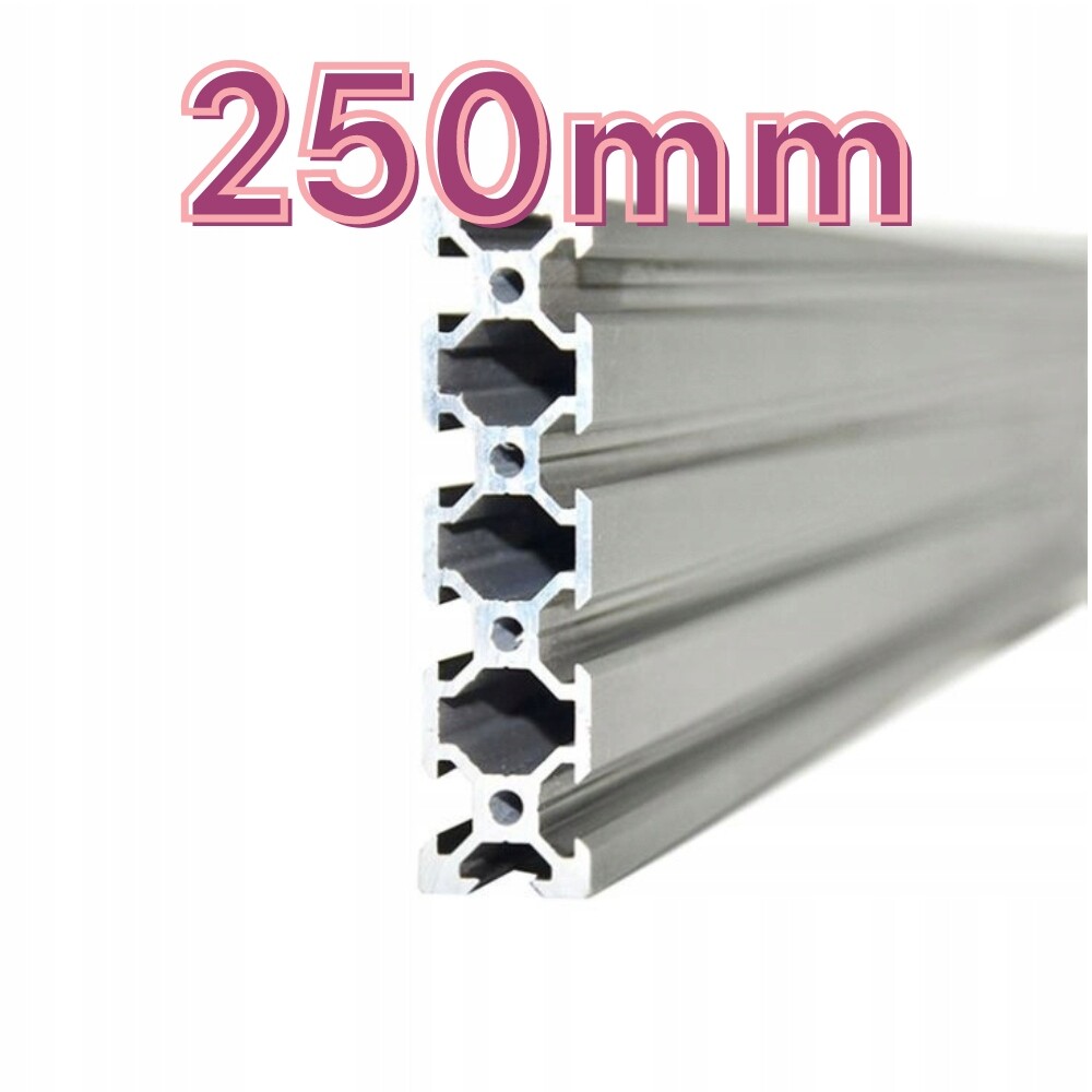 Hliníkový profil V-Slot 20x80x250 mm (stříbrný)