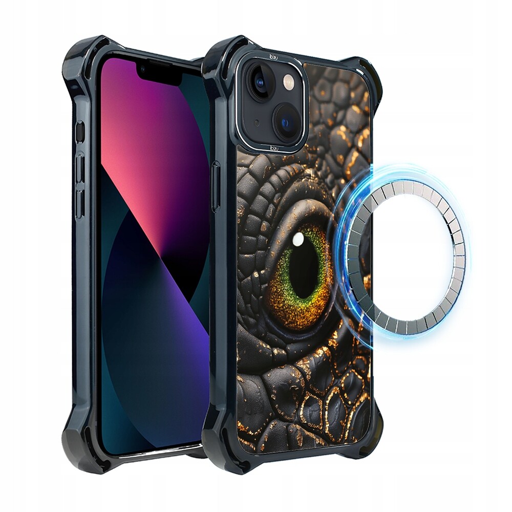 Pouzdro Ibizu DropGuard Ultra iPhone 13 s MagSafe, Amber Dragon