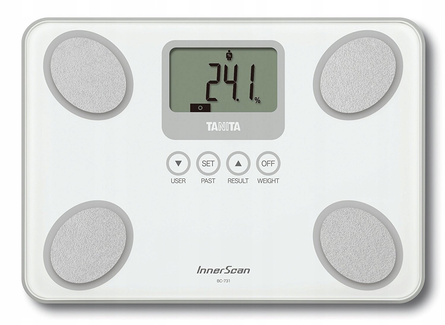 Tanita BC-731 Kompaktní váha analyzující tělo LCD 10 měření Bílá