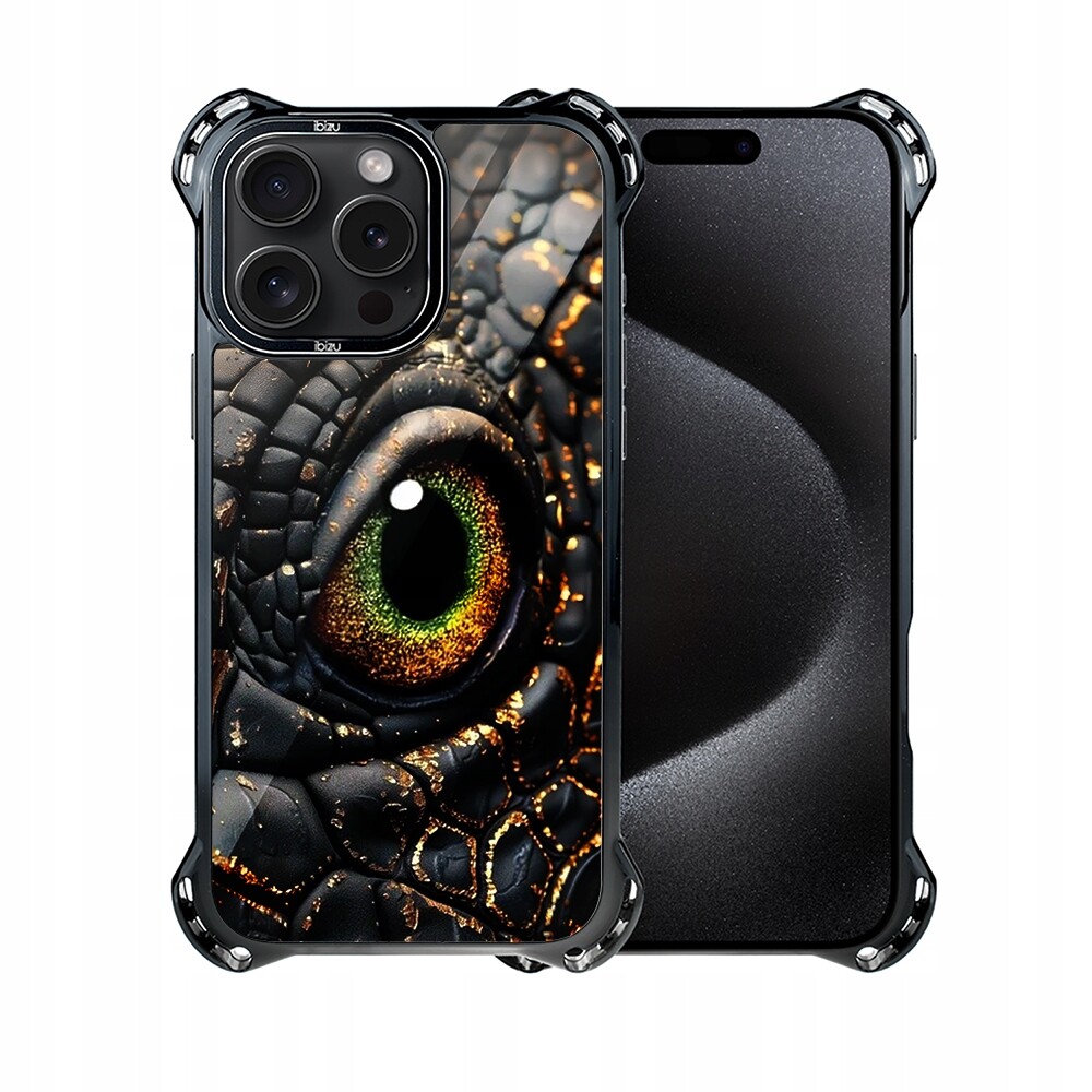 Pouzdro Ibizu DropGuard Ultra s MagSafe pro iPhone 15 Pro Max, Amber Dragon