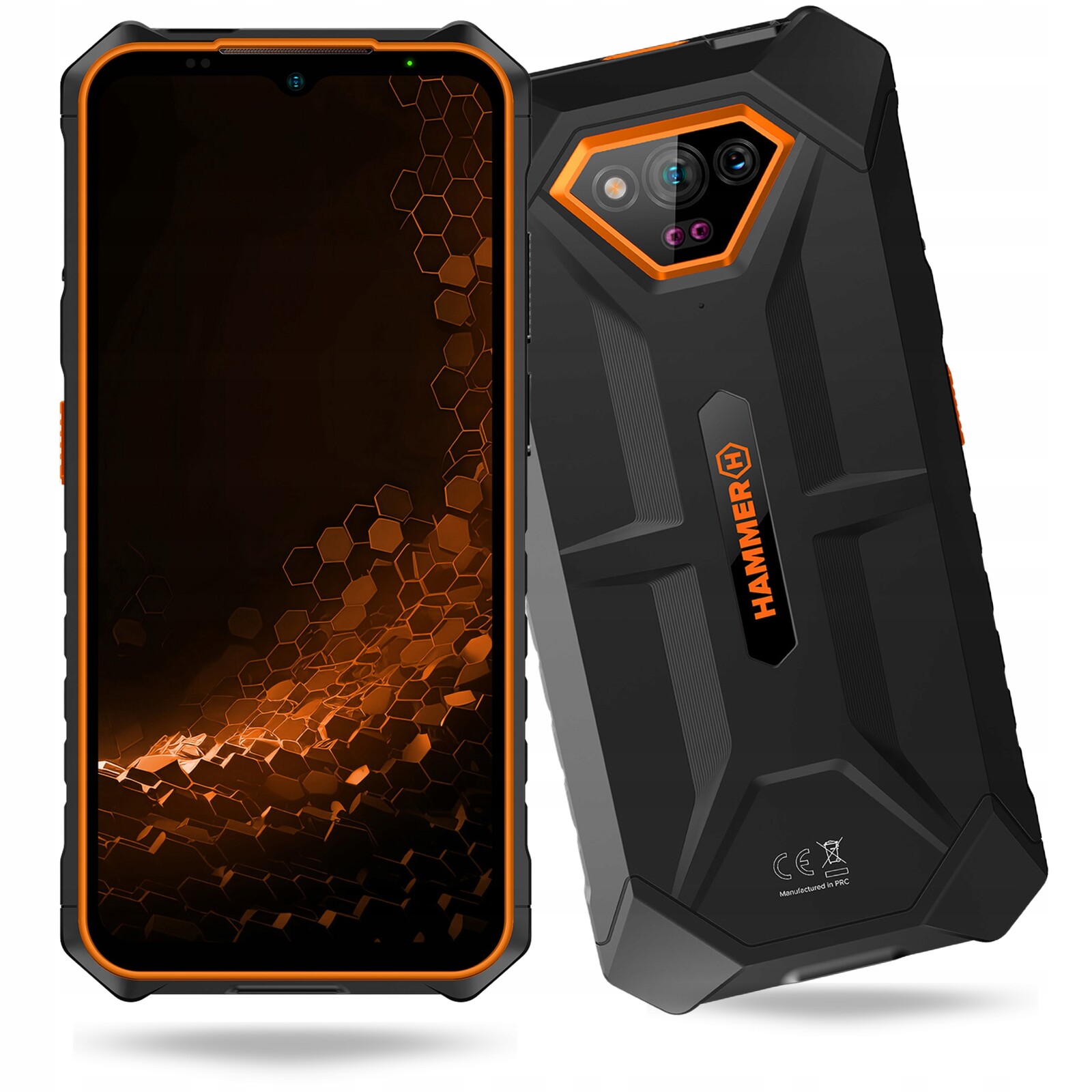 Smartphone Hammer Steel 6/64 Gb 4 G Pancéřový Telefon Voděodolný Pro Noční Vidění