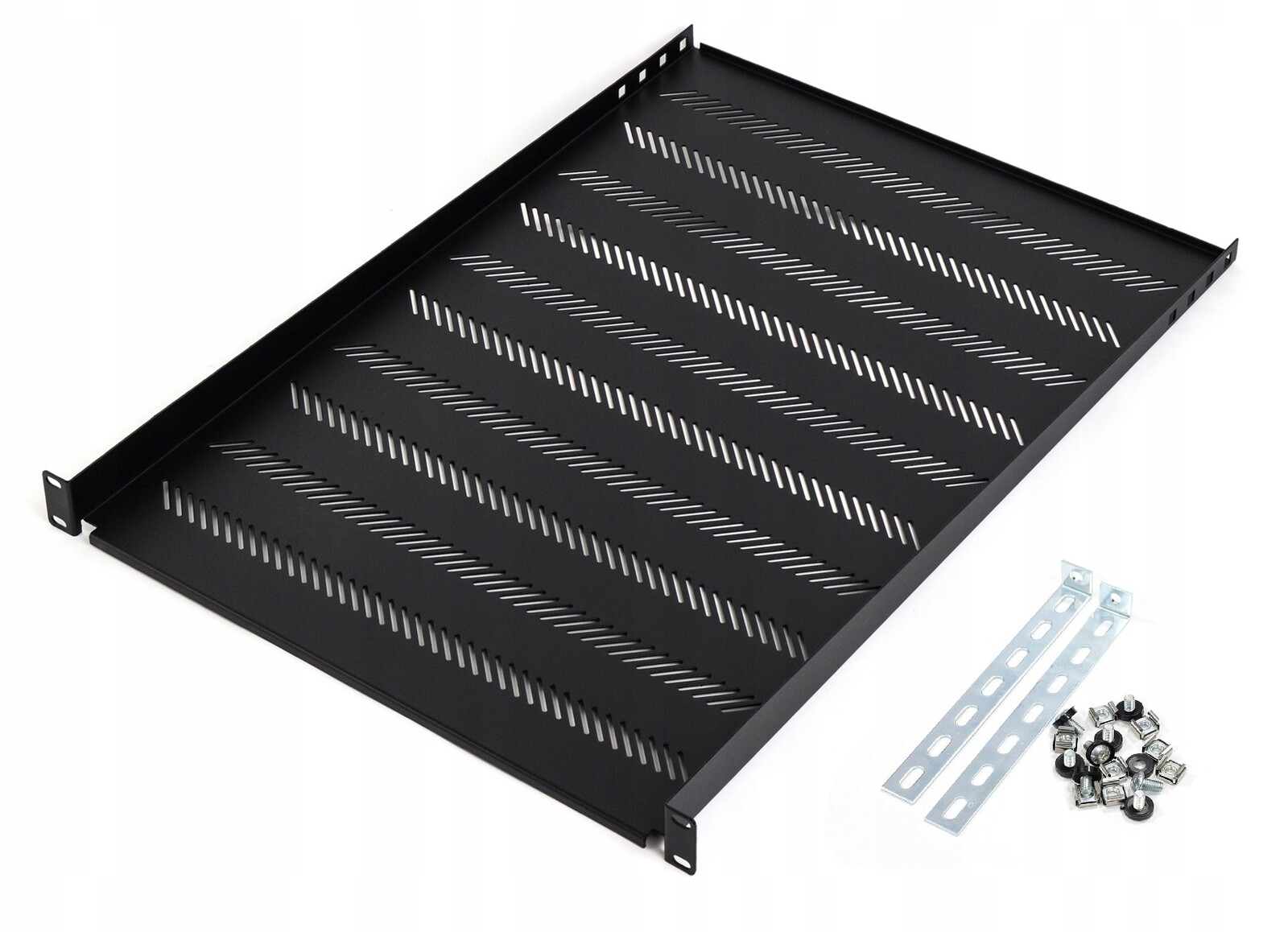 Police Do Skříně Rack Pevná 19'' 1U 550 mm Černá