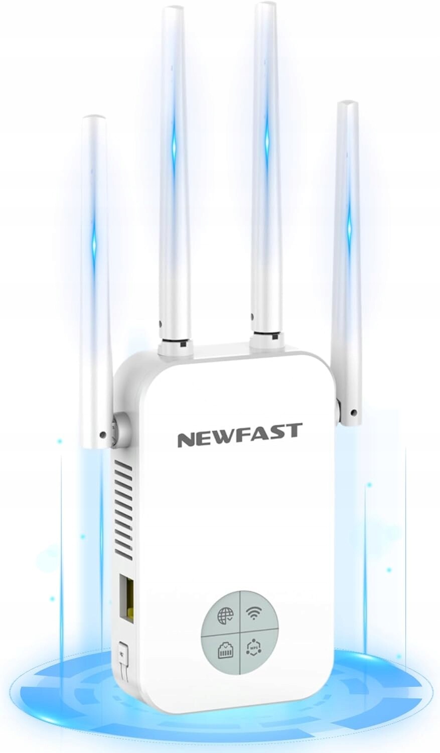 WiFi zesilovač Newfast 1200 Mb/s, dvoupásmový opakovač signálu WiFi