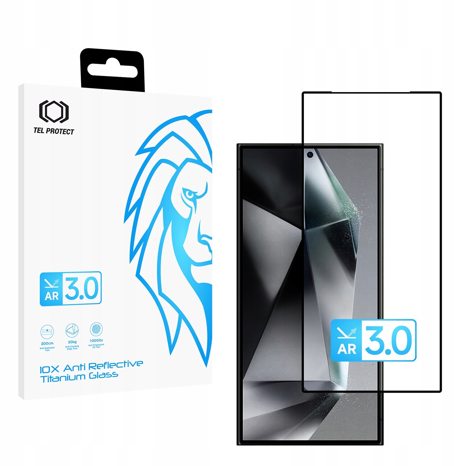 Tvrzené sklo 10X Ar 3.0 Antireflective Titanium Glass pro Galaxy S24 Ultra