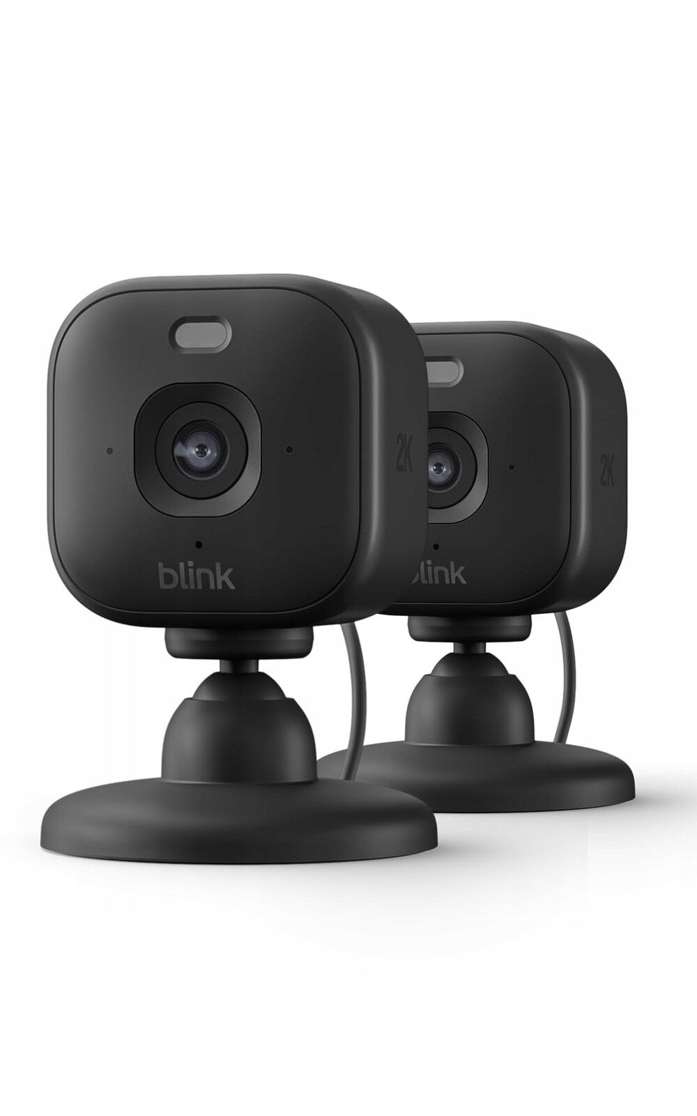 Blink Mini 2K+ Kamera Sada 2 kusů Černá 2K Video Zoom Alexa