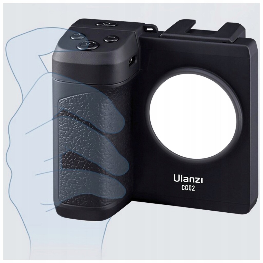 Držák s Led lampou a Bt dálkovým ovládáním pro chytrý telefon Ulanzi CG02