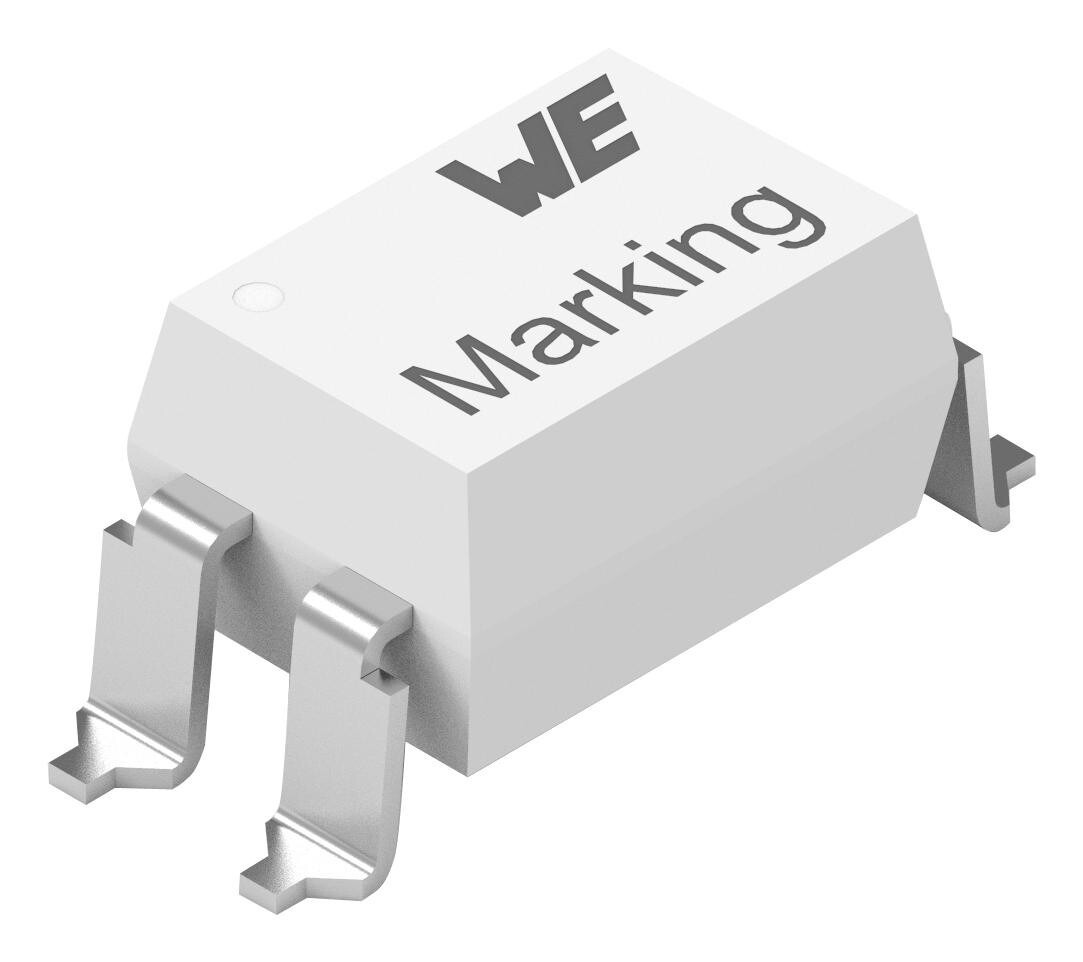 WÃ¼rth Elektronik 140814242000 Optocoupler, Transistor, 80V, Smdip-4