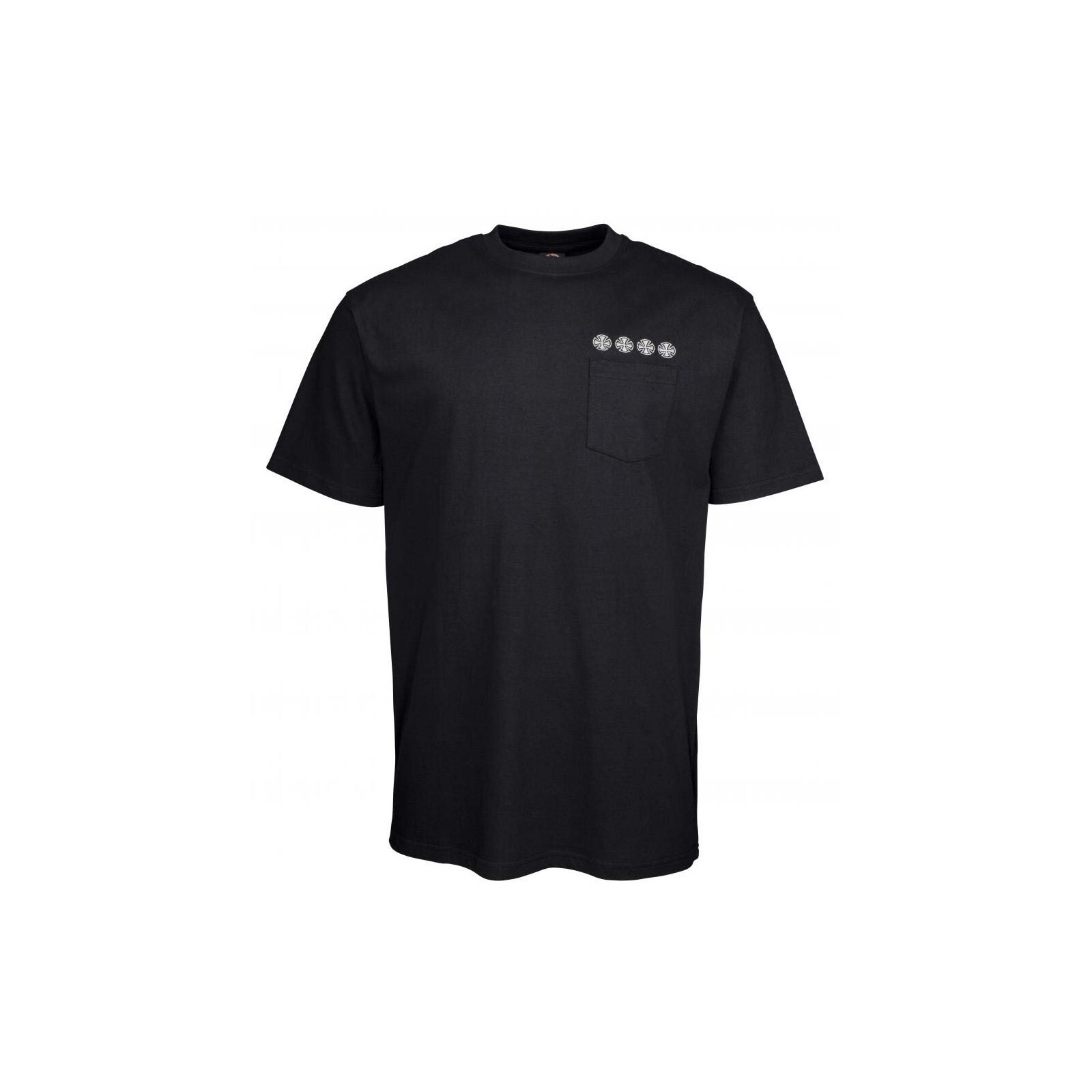 triko INDEPENDENT - Chain Cross Pocket T-Shirt Black (BLACK) velikost: M