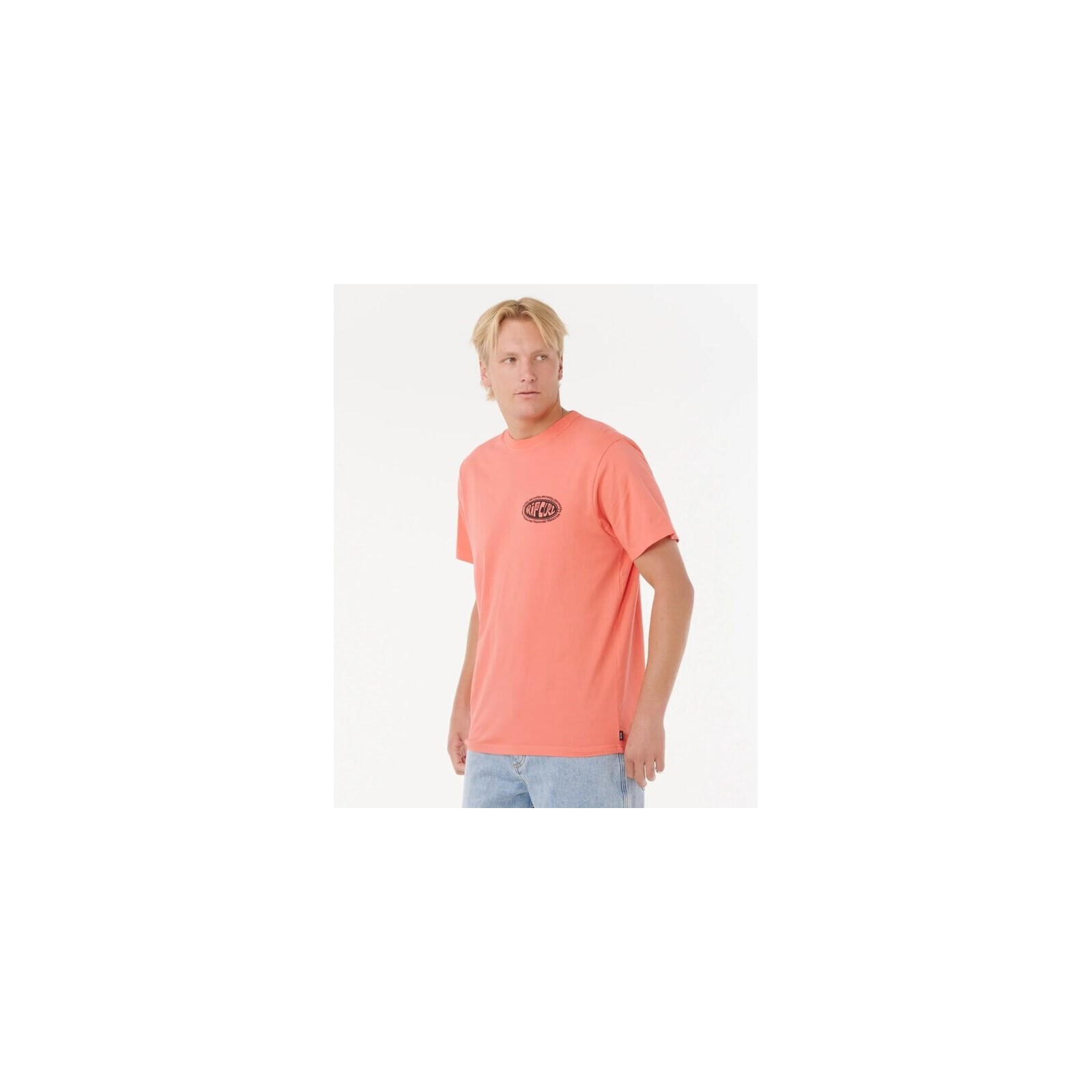 triko RIP CURL - Raw Energy De Oval Tee Rose Sky (2367) velikost: M