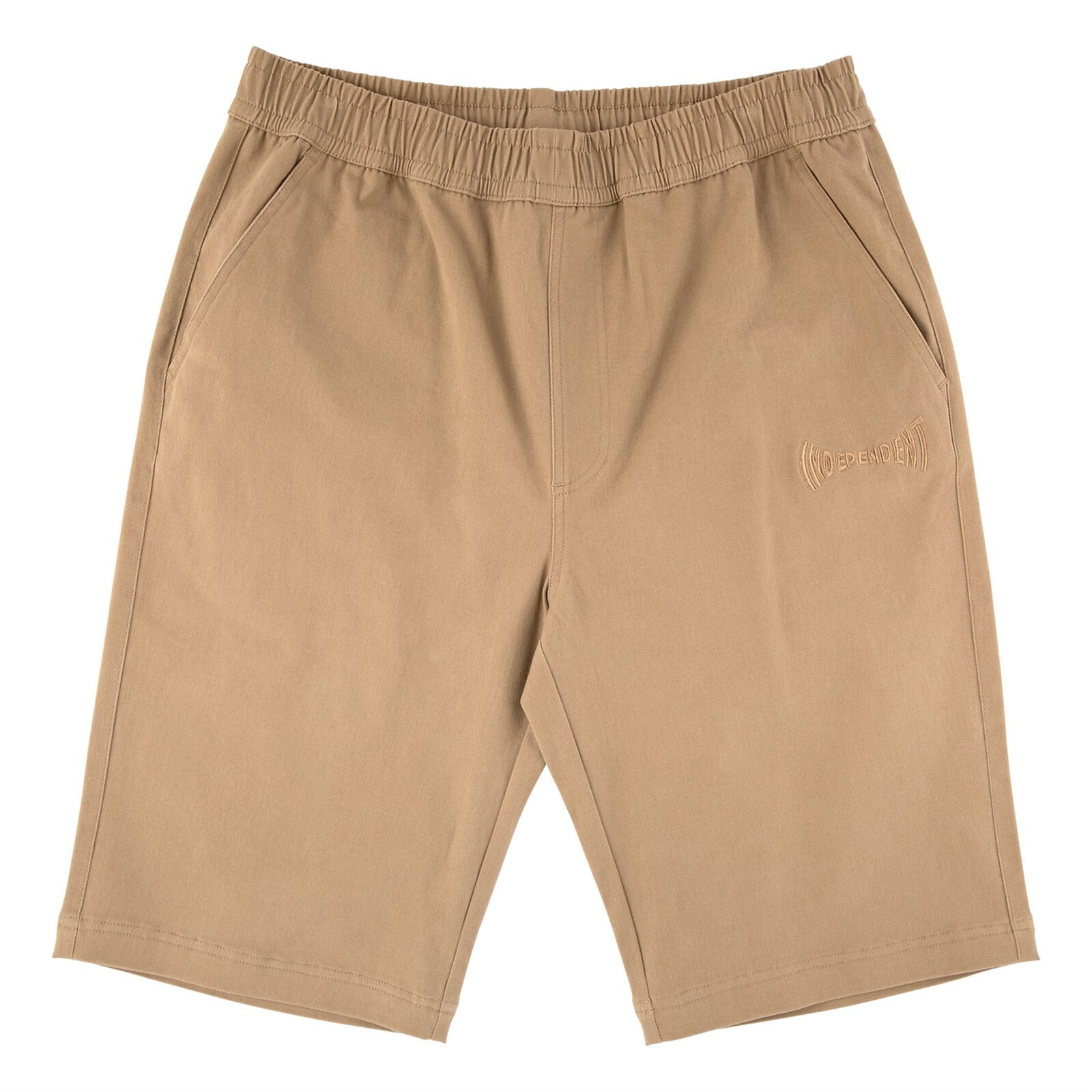 kraťasy INDEPENDENT - Span Elastic Waist Shorts Black/Black Khaki (160160) velikost: L