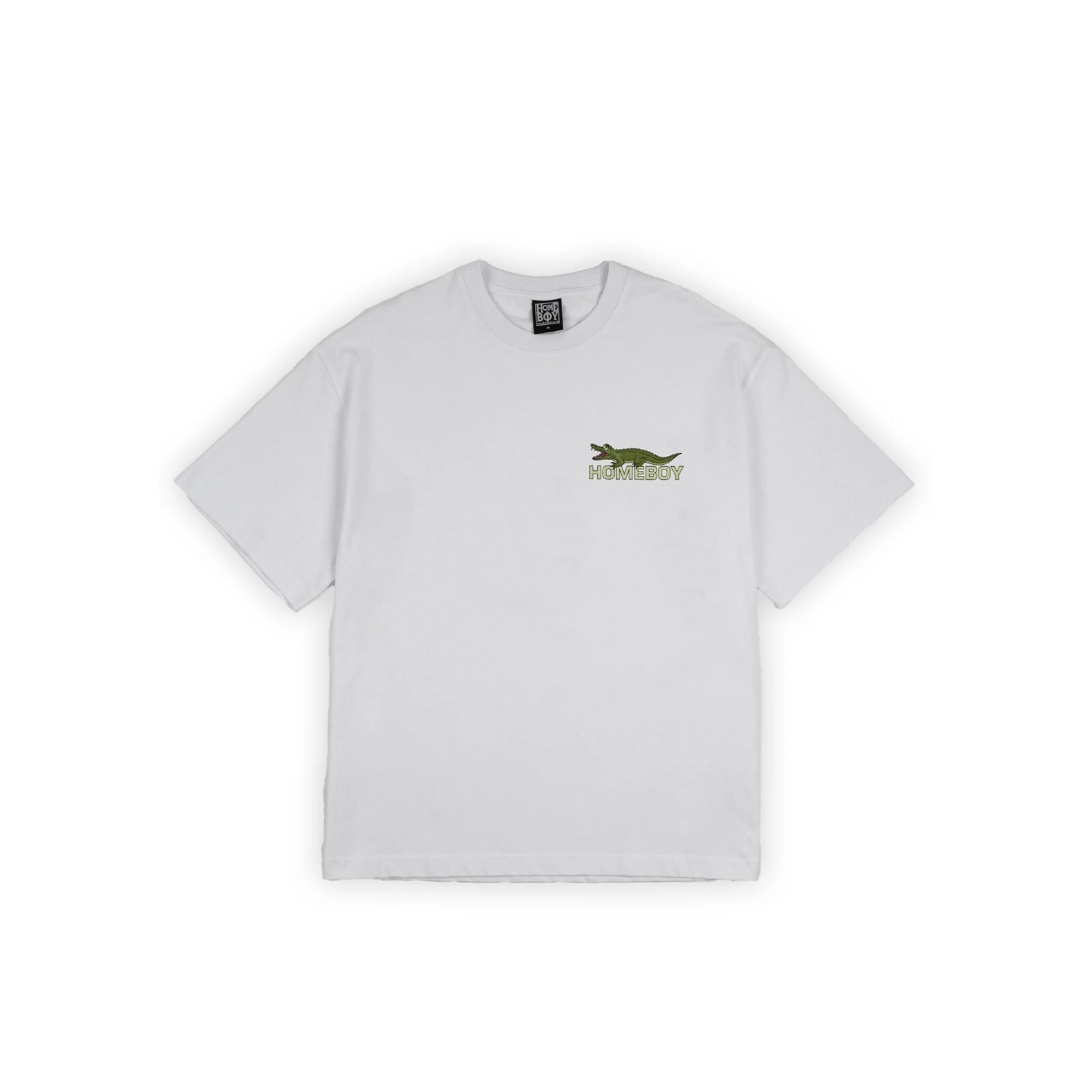 triko HOMEBOY - Crocoboy Tee White (11) velikost: M