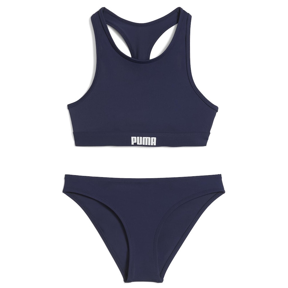 Dětské plavky Puma Racerback Bikini Set Dětská velikost: 116 / Barva: tmavě modrá