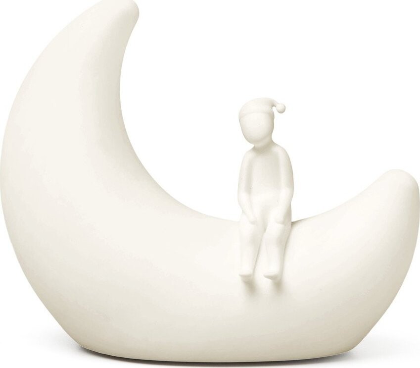 Slonovinové dětské noční světlo Moon Off-White – Cam Cam Copenhagen