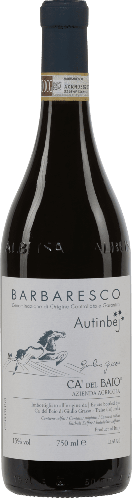Ca' del Baio Barbaresco Autinbej 2023