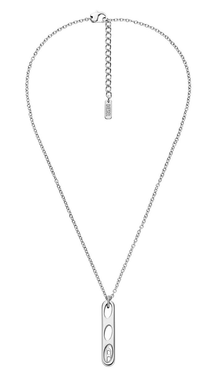 Diesel Fashion ocelový náhrdelník D Logo DX1662040