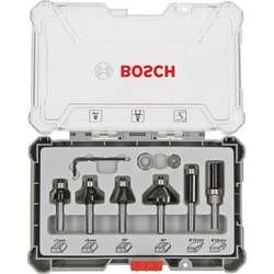 6 dílná sada Bosch Trim&Edging fréza, 6mm dříkem. Bosch Accessories 2607017468