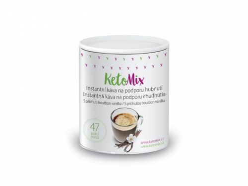 KetoMix Instantní káva na podporu hubnutí s vanilkou