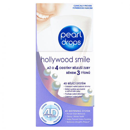 Pearl Drops Hollywood Smile bělicí zubní pasta pro zářivě bílé zuby 50 ml