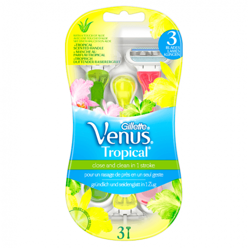 Gillette Jednorázová dámská holítka Venus Tropical 3ks