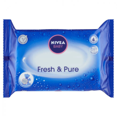 Nivea Baby Fresh & Pure Cleansing Wipes 63 ks