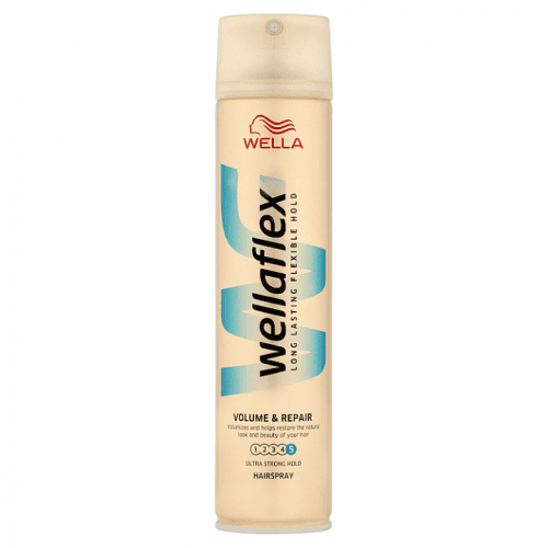Wellaflex Volume+Repair lak na vlasy Ultra Strong 250ml