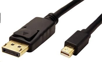 Roline DisplayPort kabel v.1.4 (HBR3), DP(M) - miniDP(M), 2m