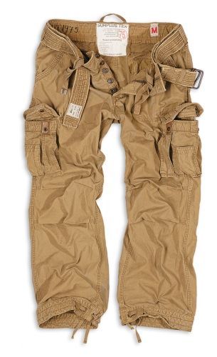 Kalhoty Premium Vintage - béžové, 6XL