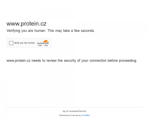 Vzled internetové stránky obchodu Protein.cz