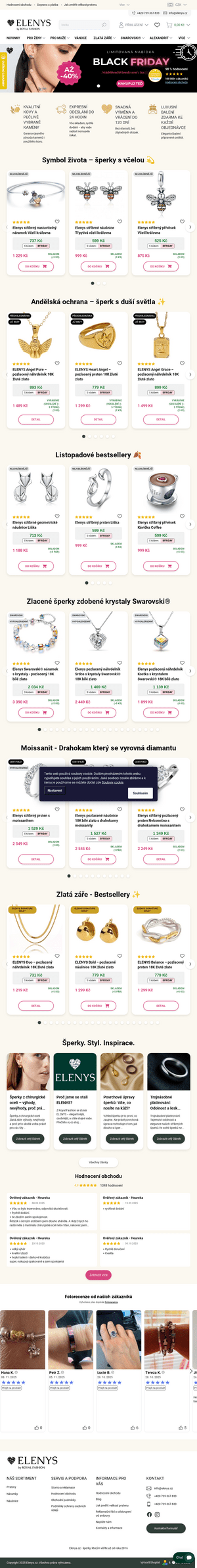 Vzled internetové stránky obchodu Royal Fashion