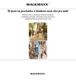 Vzled internetové stránky obchodu WALKMAXX